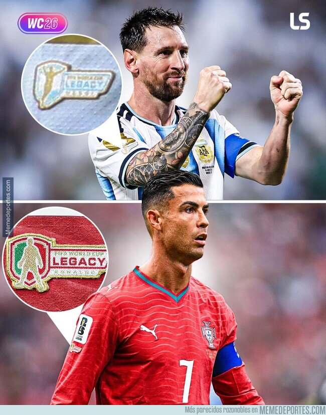 1241534 - Los parches Legacy de Messi y Cristiano Ronaldo