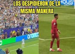 Enlace a Despedidos de la misma manera