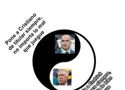 Enlace a Martinez y Ancelotti probando la teoría del Alter Ego
