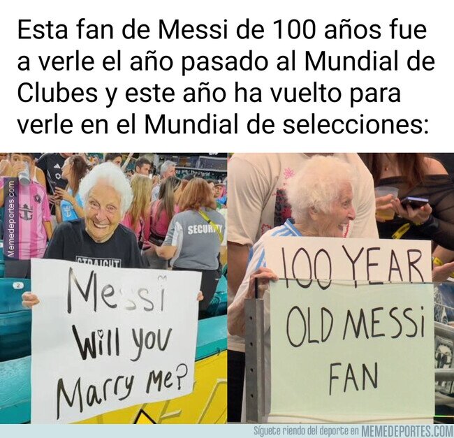 1241801 - La 'mayor' fan de Leo Messi