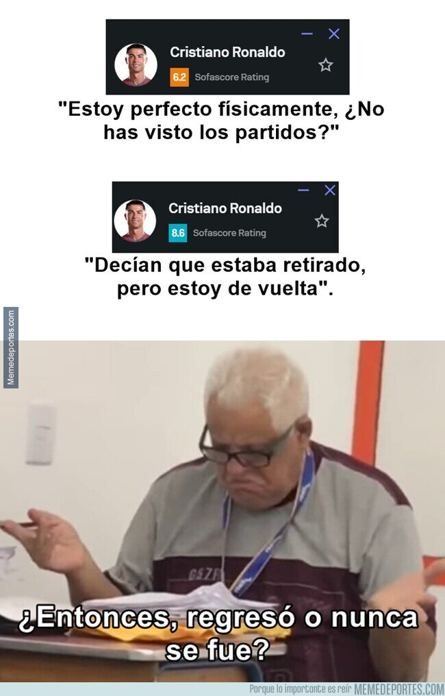 1241891 - Cristiano vuelve a contradecirse, para variar.