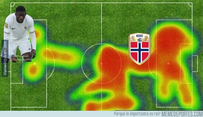 1242035 - El mapa de calor de Dembélé contra Noruega