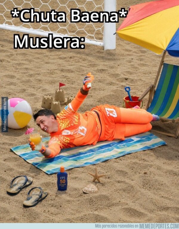 1242045 - Muslera estaba ya de vacaciones