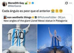Enlace a La estatua gigante de Messi en la Patagonia