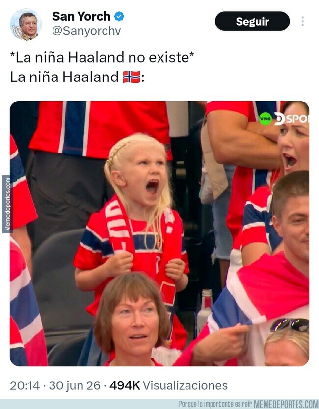 1242296 - La niña Haaland, por @Sanyorchv