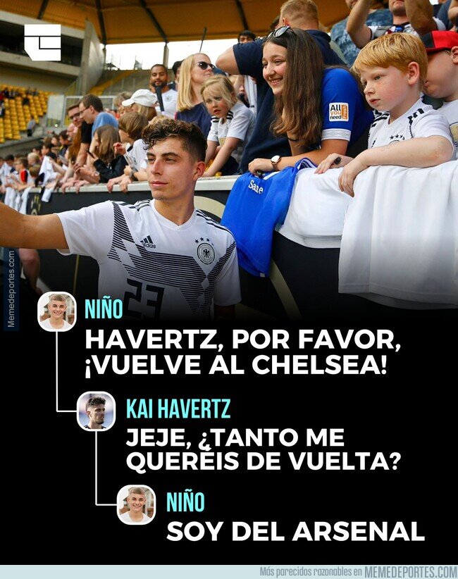 1242356 - La petición a Havertz, por @enbajafutbol