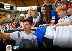 Enlace a La petición a Havertz, por @enbajafutbol