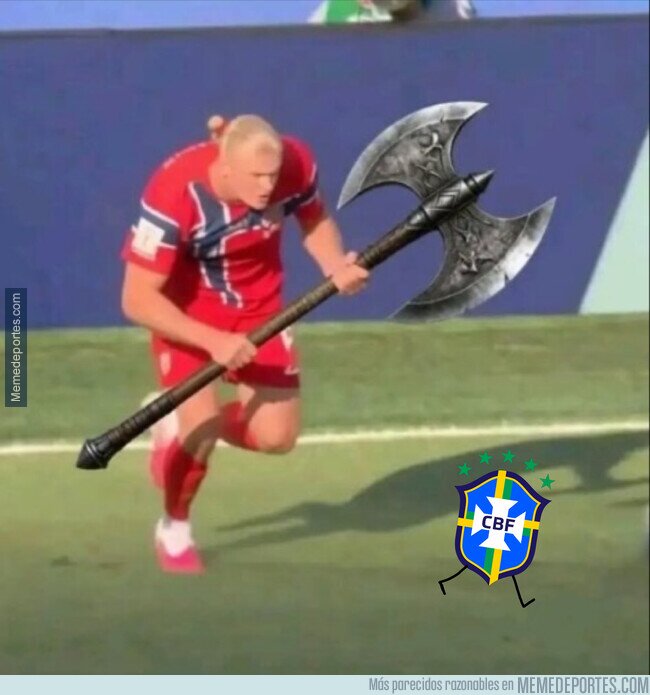 1242581 - Haaland destroza a Brasil