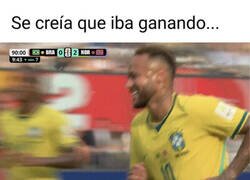 Enlace a ¿Qué hace Neymar celebrando su penalti?