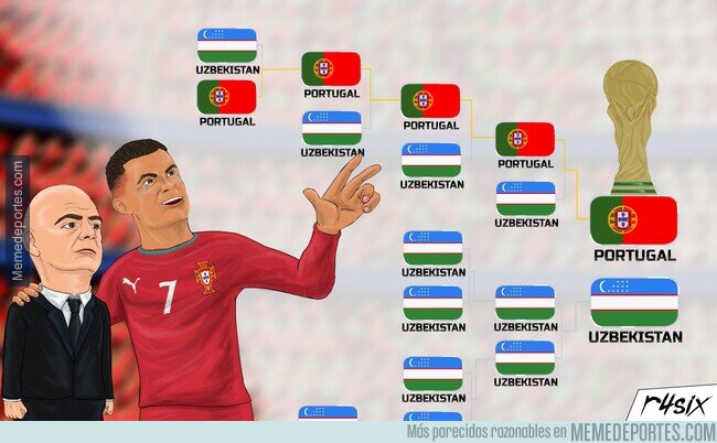 1242837 - El Mundial soñado de Cristiano Ronaldo, por @r4six
