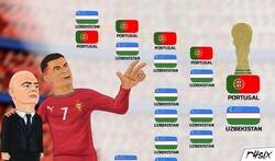 Enlace a El Mundial soñado de Cristiano Ronaldo, por @r4six