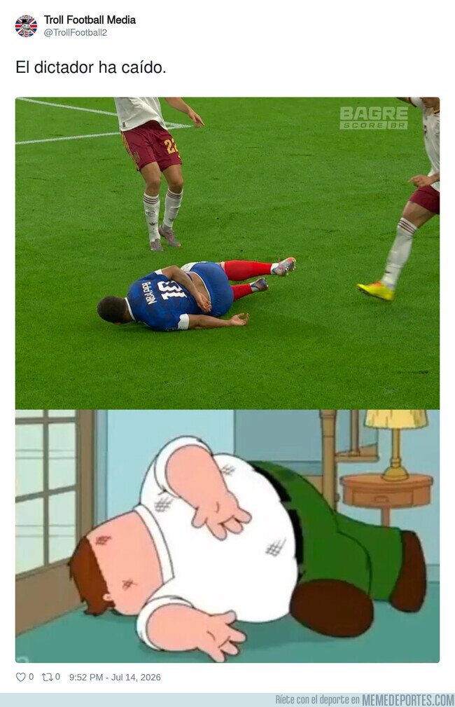 1243177 - Dictator down, por @TrollFootball2
