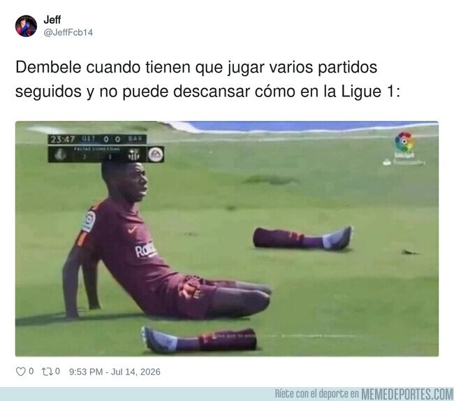 1243185 - Tampoco ha sido el día de Dembelé, por @jefffcb14