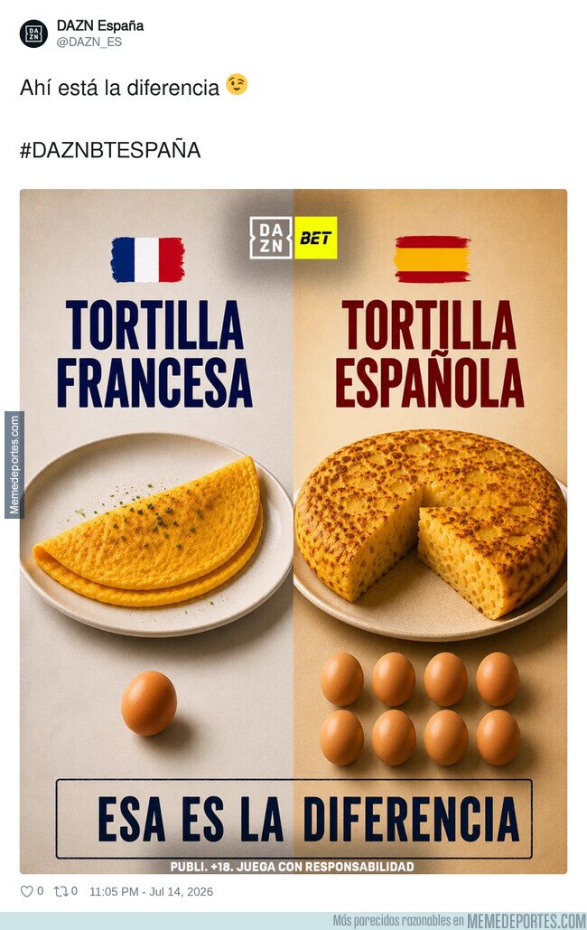 1243233 - Ahí está la diferencia ?#DAZNBTESPAÑA, por @DAZN_ES