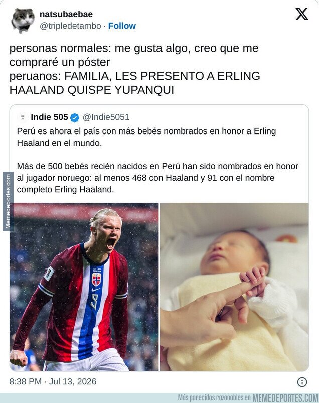 1243256 - En Perú están naciendo muchos Haalands, por @tripledetambo