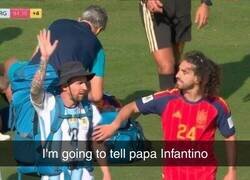Enlace a Messi quiso ser un chivato