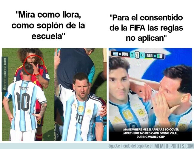 1243892 - Ningún jugador del planeta despierta más hipocresía en sus detractores que Lionel Messi