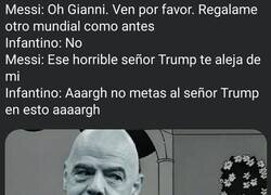Enlace a Infantino tiene una nueva princesa consentida