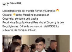 Enlace a Bárbaro Pedri en China