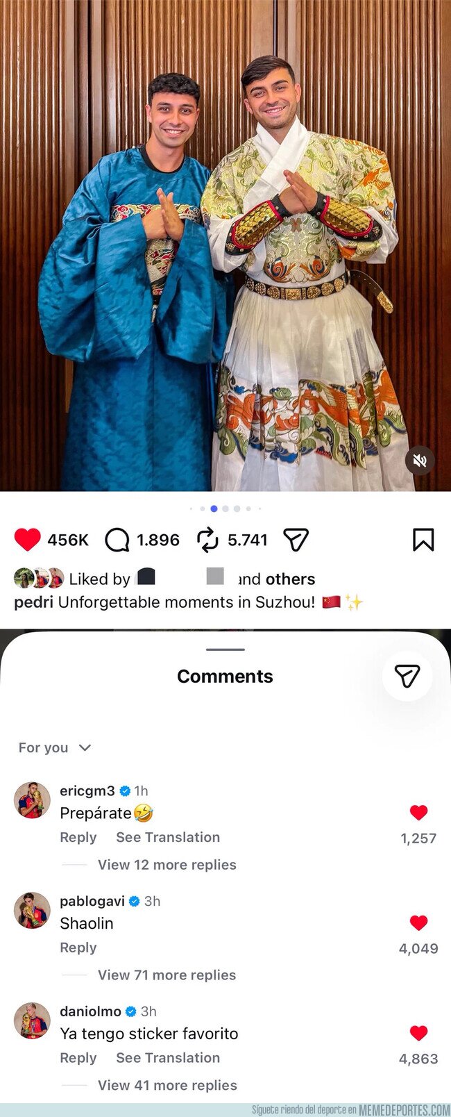 1244090 - Me meo con los comentarios de sus compañeros de equipo