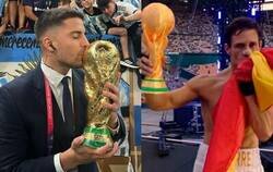 Enlace a Lo más loco de todo es que Edu es el único de los 2 que sabe cuánto pesa la copa real