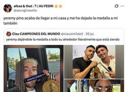 Enlace a Así me gusta, compartiendo la medalla con todo el mundo