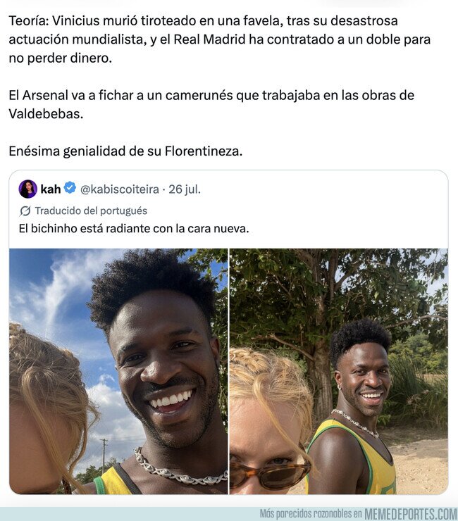 1244144 - Teoría: Vinicius murió tiroteado en una favela