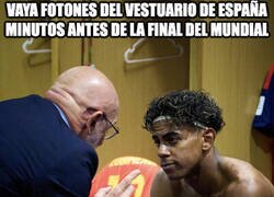 Enlace a Tremendos fotones de España previos a la final