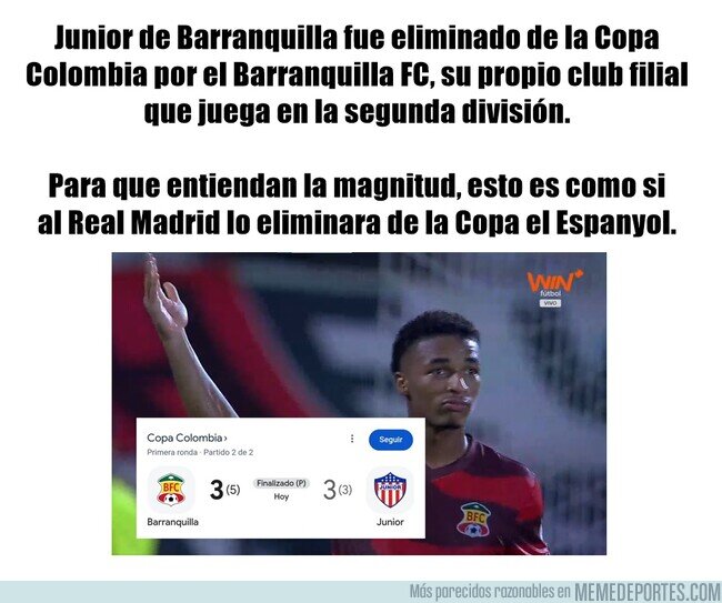 1244258 - Nuevo episodio comédico con el Junior de Barranquilla