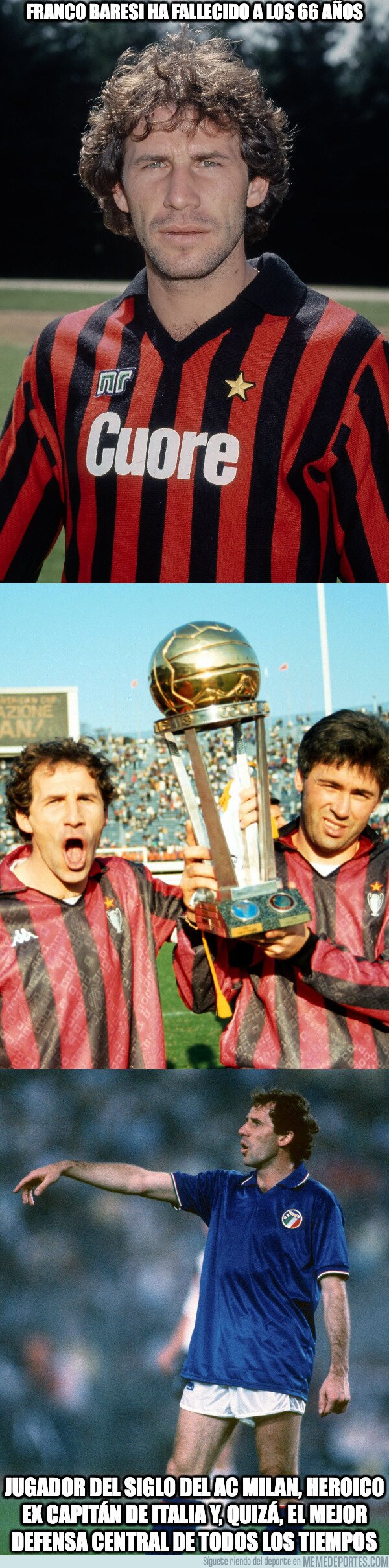 1244300 - DEP Baresi. El fútbol ha perdido a un auténtico gigante