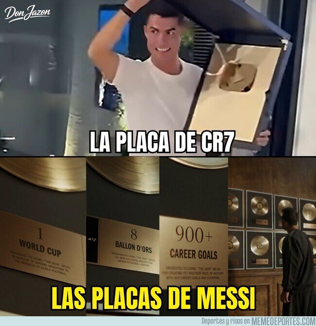 1244334 - Un meme sobre placas doradas