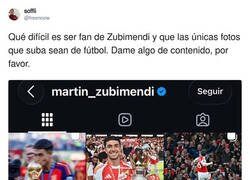 Enlace a Zubimendi no da contenido de cotilleo a sus fans