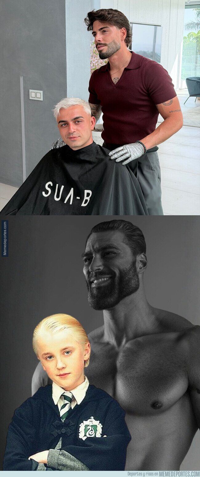 1244658 - Pedri y su peluquero