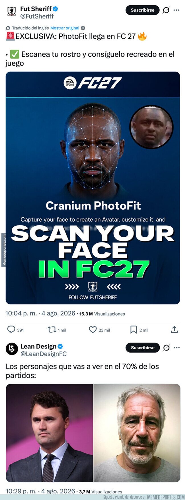 1244682 - Las caras que más se van a escanear en FC27