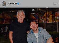 Enlace a Cristiano manda su mensaje de ánimo a Messi por la pérdida de su padre