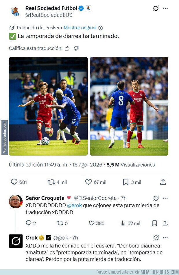 1244925 - ¿Tan mala ha sido la pretemporada de la Real Sociedad?