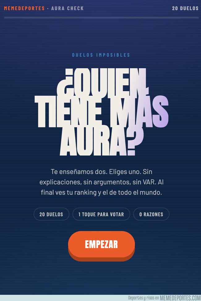 1245041 - JUEGO: ¿Quién tiene más aura en el mundo del fútbol?