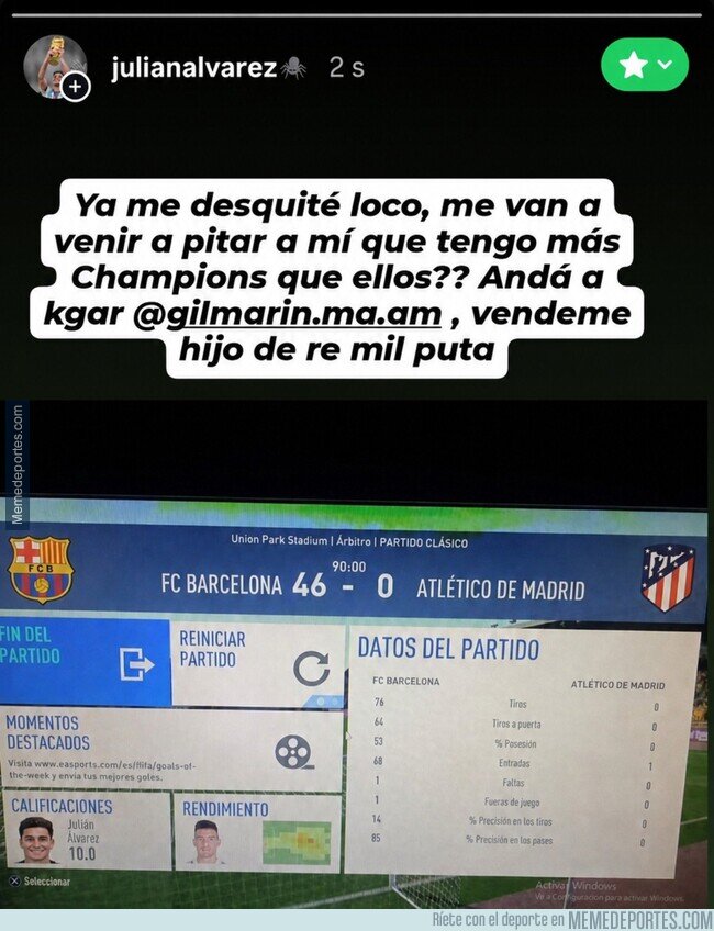 1245202 - Julián se toma su venganza personal
