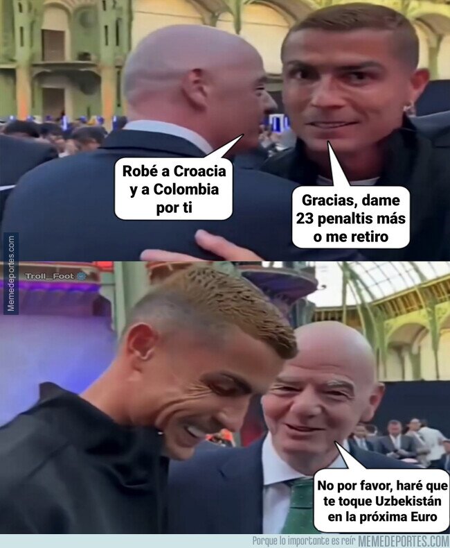 1245231 - ¿Qué se dijeron Cristiano e Infantino?