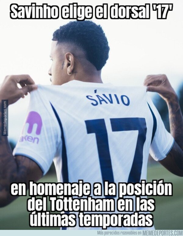 1245266 - El dorsal de Savinho en el Tottenham