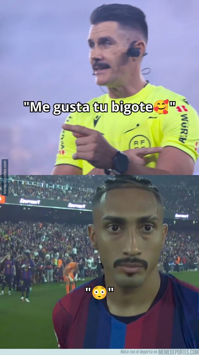 1245297 - La confesión del árbitro a Raphinha antes del Barça-Athletic