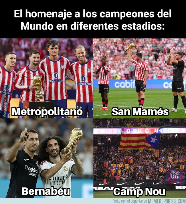 1245312 - Homenajes (o no) a los campeones del Mundo
