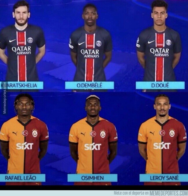1245408 - ¿Le compite la delantera del Galatasaray a la del PSG?
