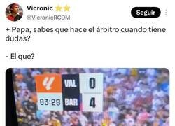 Enlace a Puedes leerlo en el marcador, por @VicronicRCDM
