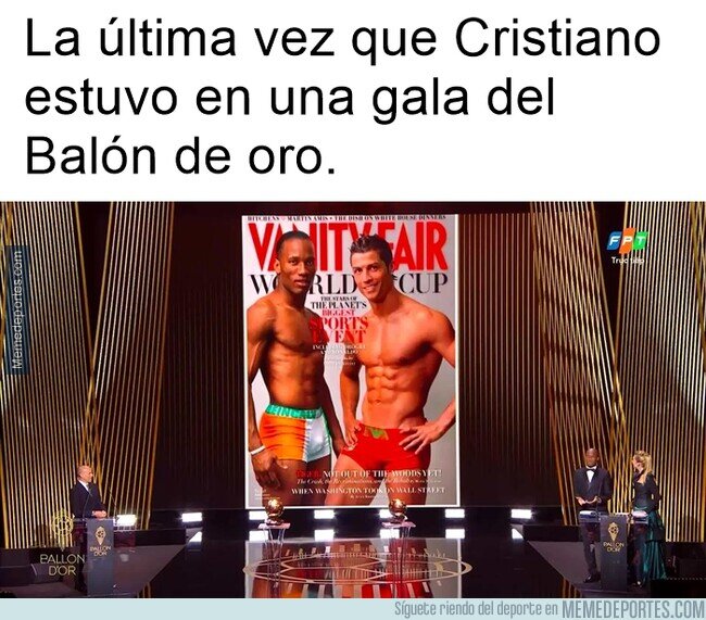 1245781 - La última aparición de Cristiano en el balón de oro