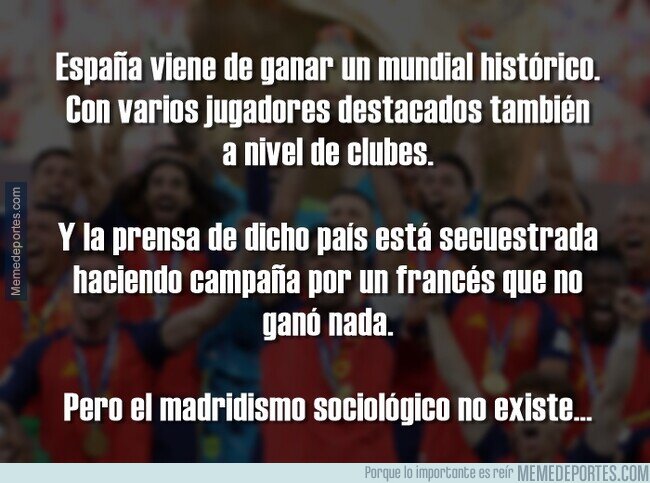 1245783 - ¿Son los españoles conscientes de la influencia que tiene ese dichoso club?