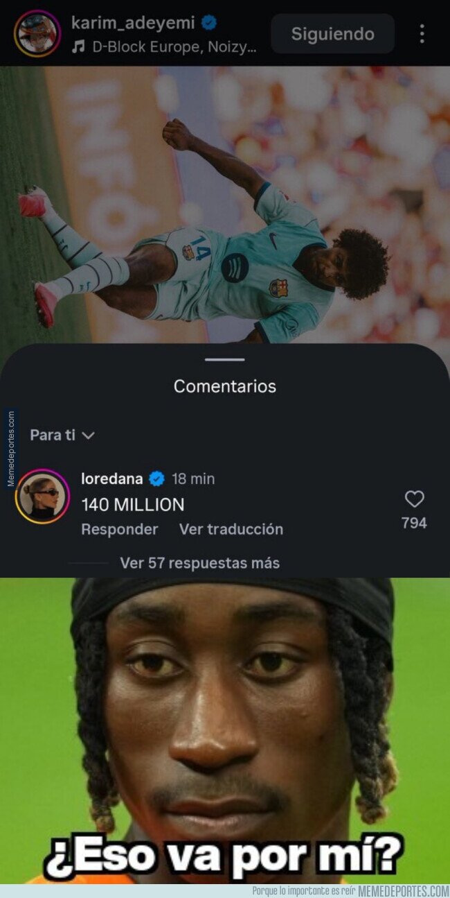 1245973 - El comentario de la mujer de Adeyemi... ¿con recado a Diomandé?