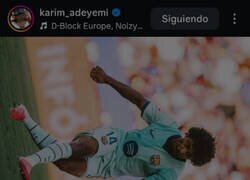 Enlace a El comentario de la mujer de Adeyemi... ¿con recado a Diomandé?