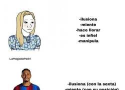 Enlace a Novia vs Raphinha