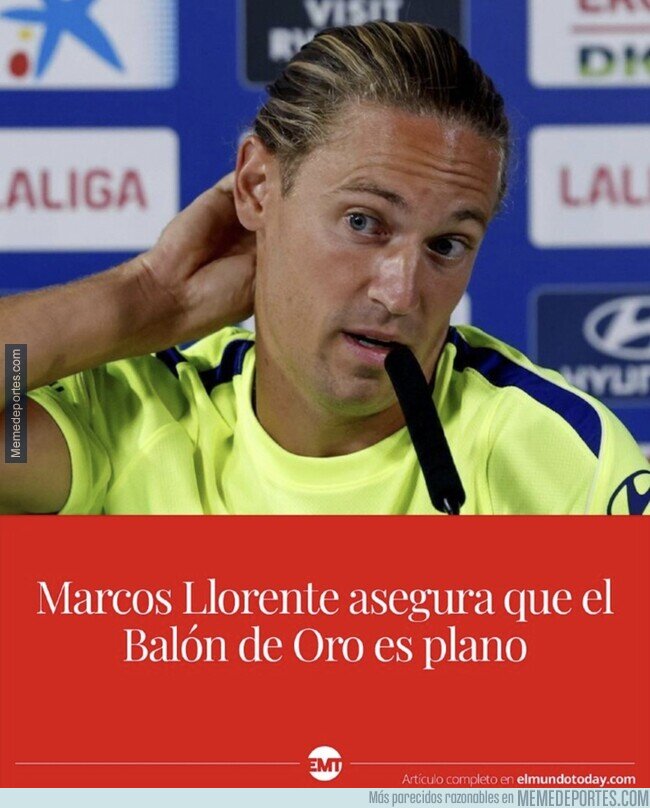 1246115 - La opinión de Marcos Llorente sobre el Balón de Oro, por @ElMundoToday